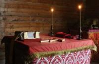 Воспитанники епархиального лагеря «Одигитрия» приняли участие в Богослужении в Ангарской деревне.